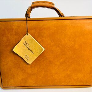 Hartmann International Belting Leather Carry-On Luggage Briefcase Attache 18"